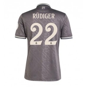 Billiga Real Madrid Antonio Rudiger #22 Tredjeställ 2024-25 Kortärmad